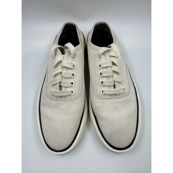 FEAR OF GOD 101 BACKLESS OFF WHITE CANVAS TRAINERS SNEAKERS EU 38 7US - Picture 3 of 16